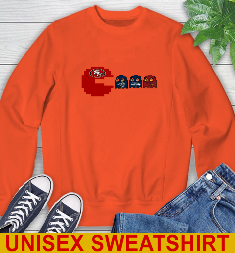 San Francisco 49ers NFL Football Pac Man Champion Sweatshirt 4
