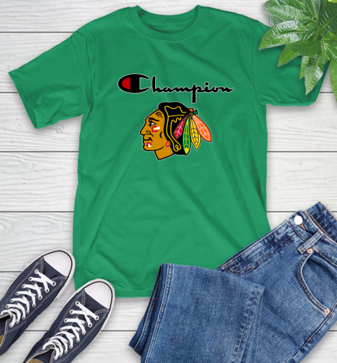 NHL Hockey Chicago Blackhawks Champion Shirt T-Shirt 5