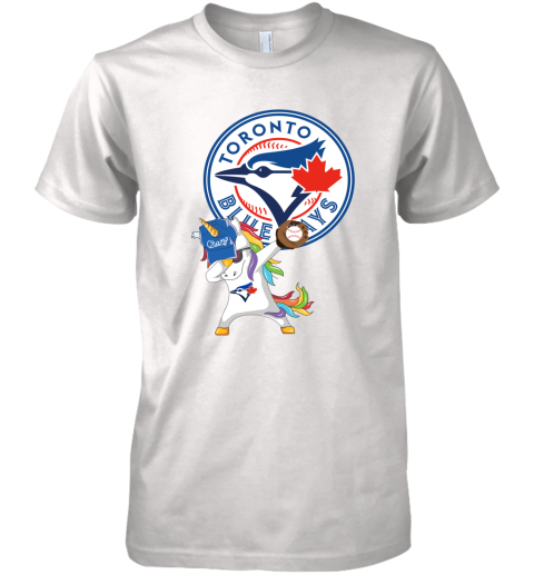 Hip Hop Dabbing Unicorn Flippin Love Toronto Blue Jays Premium Men's T-Shirt