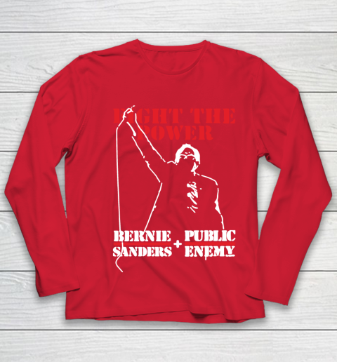Fight The Power Bernie Sanders Public Enemy Youth Long Sleeve 8