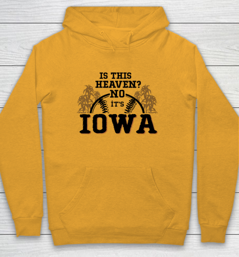 Is This Heaven No It's Iowa Baseball Youth Hoodie 2