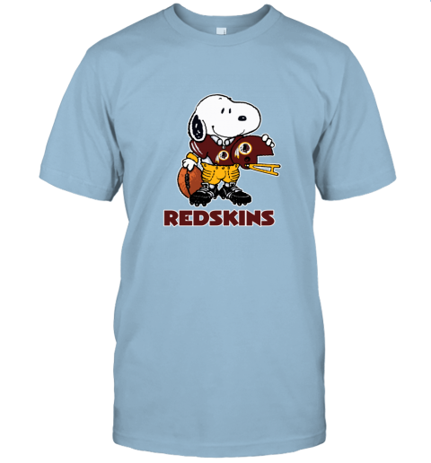 Washington Redskins NFL Football Snoopy Woodstock The Peanuts Movie V-Neck  T-Shirt