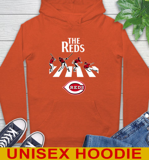 MLB Baseball Cincinnati Reds The Beatles Rock Band Shirt Hoodie 4