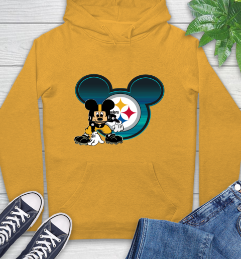 NFL Pittsburgh Steelers Mickey Mouse Disney Football T Shirt Hoodie 3