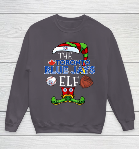 Toronto Blue Jays Christmas ELF Funny MLB Youth Sweatshirt 5