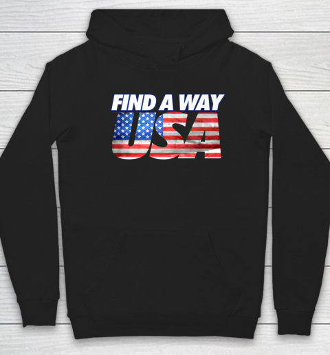 Find A Way USA Flag Hoodie