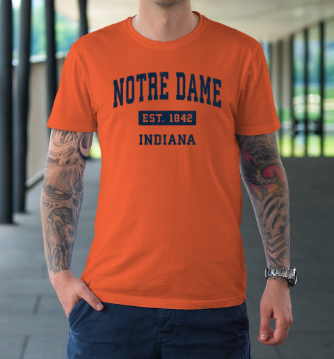 Pornografi Enlighten defile Notre Dame Indiana IN Vintage Athletic T-Shirt | Tee For Sports