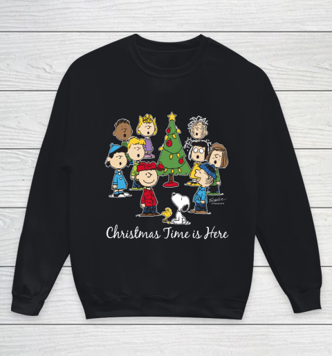 Peanuts Christmas Time is Here Youth Sweatshirt
