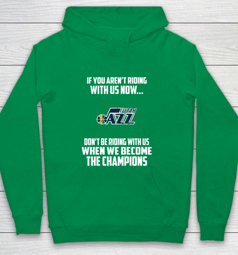 NBA Utah Jazz Basketball We Become The Champions Youth Hoodie 4