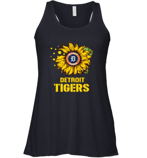 Detroit Tigers Sunflower MLB Baseball Racerback Tank