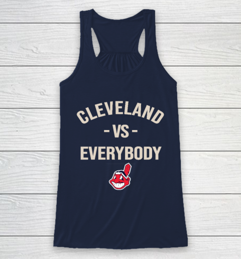 Cleveland Indians Vs Everybody Racerback Tank 8