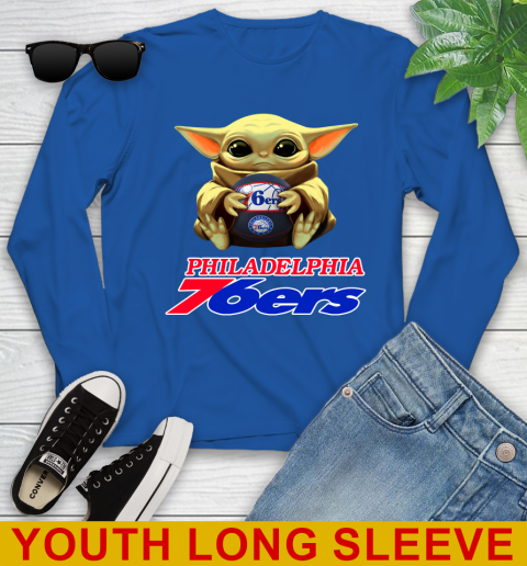 NBA Basketball Philadelphia 76ers Star Wars Baby Yoda Shirt 131
