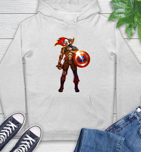 NFL Captain America Marvel Avengers Endgame Football Sports Tampa Bay Buccaneers Hoodie