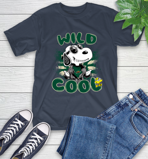 NHL Hockey Minnesota Wild Cool Snoopy Shirt T-Shirt 4 NHL Hockey Minnesota Wild Cool Snoopy Shirt T-Shirt - Image 4