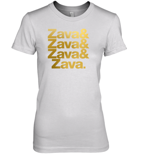 Zlatan Wearing Zava And Zava And Zava And Zava Premium Women's T-Shirt - Topshirtpro