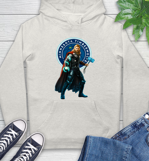 NBA Thor Avengers Endgame Basketball Minnesota Timberwolves Hoodie 12