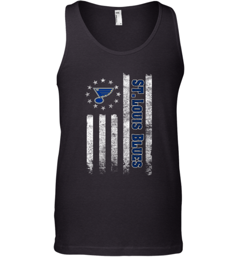 NHL American Flag Hockey Sports St.Louis Blues Tank Top