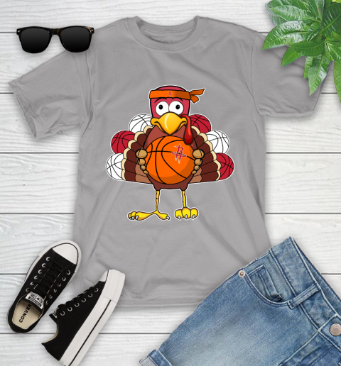 Houston Rockets Turkey thanksgiving day Youth T-Shirt 4