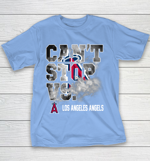MLB Los Angeles Angels Baseball Can't Stop Vs Los Angeles Angels Youth T-Shirt 8