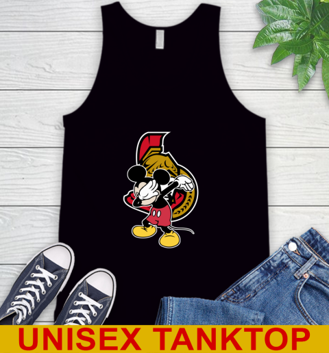 Ottawa Senators NHL Hockey Dabbing Mickey Disney Sports Tank Top 2