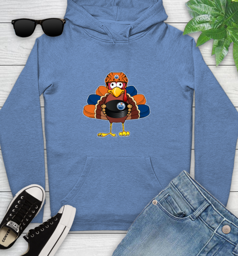 Edmonton Oilers Turkey Thanksgiving Day Youth Hoodie 13 Edmonton Oilers Turkey Thanksgiving Day Youth Hoodie - Image 13