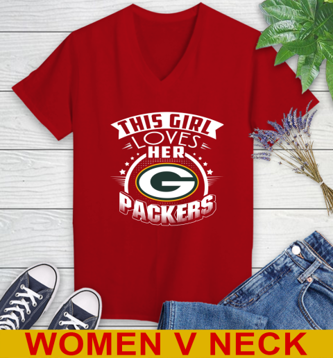 Green Bay Packers NFL Football This Girl Loves Her Team 82