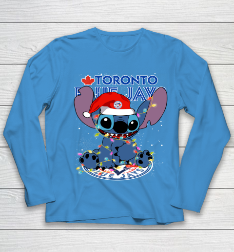 Toronto Blue Jays MLB noel stitch Baseball Christmas Youth Long Sleeve 4