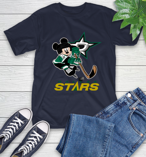 NHL Dallas Stars Mickey Mouse Disney Hockey T Shirt T-Shirt 4