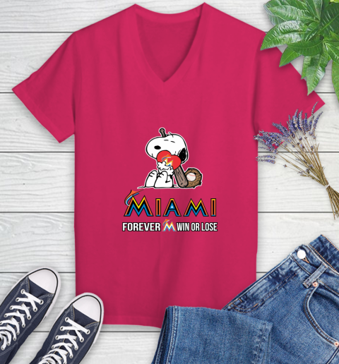 MLB The Peanuts Movie Snoopy Forever Win Or Lose Baseball Miami Marlins 85