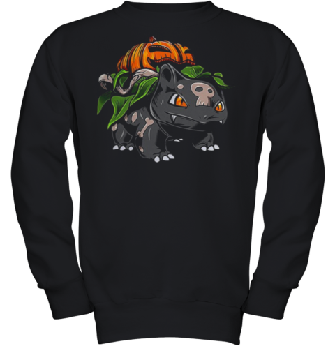 Pokemon Fushigidane Pumpkin Halloween Youth Sweatshirt