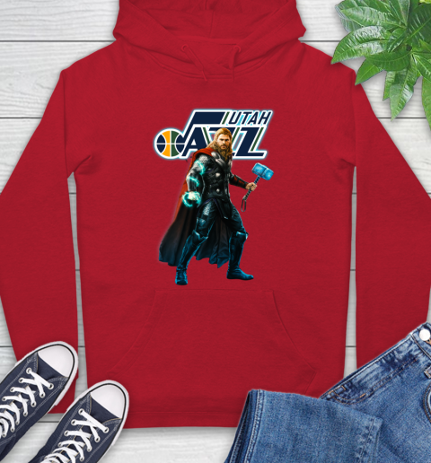 Red utah clearance jazz hoodie
