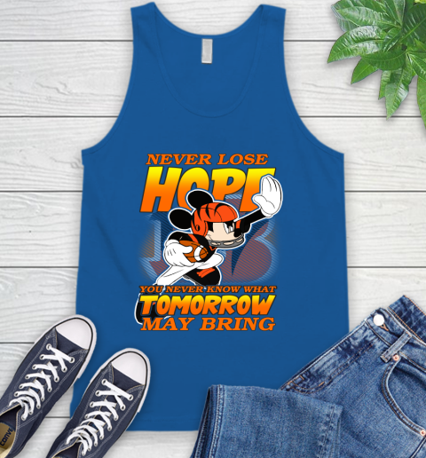 Cincinnati Bengals NFL Football Mickey Disney Never Lose Hope Tank Top 4