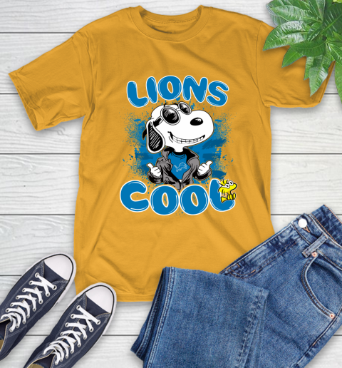 NFL Football Detroit Lions Cool Snoopy Shirt T-Shirt 2