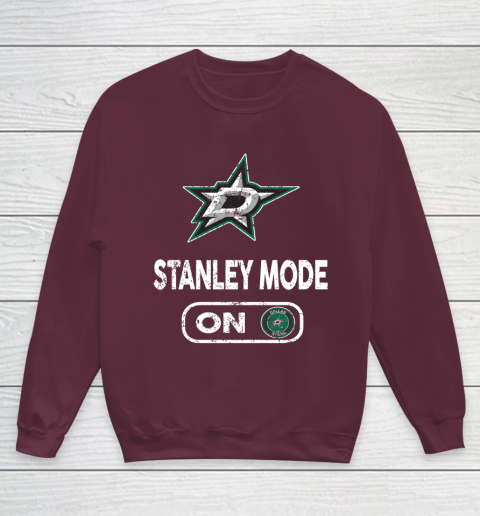 Dallas Stars Stanley Mode On Youth Sweatshirt 4