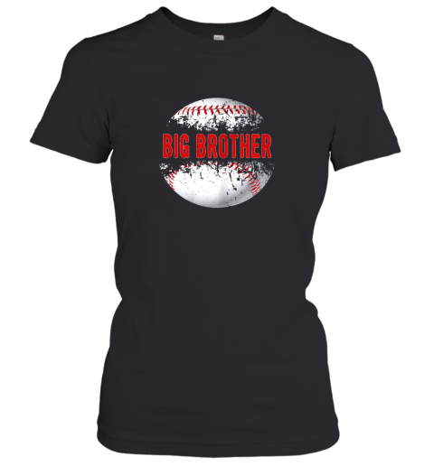 Baseball Softball Lover Ball Big Brother Shirt Father's Day Women's T-Shirt