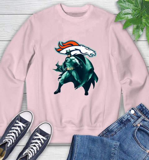 NFL Batman Football Sports Denver Broncos Sweatshirt 9