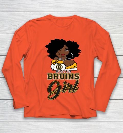 Boston Bruins Girl NHL Youth Long Sleeve 4