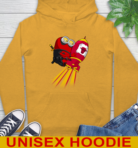 NBA Basketball Chicago Bulls Deadpool Minion Marvel Shirt Hoodie 2