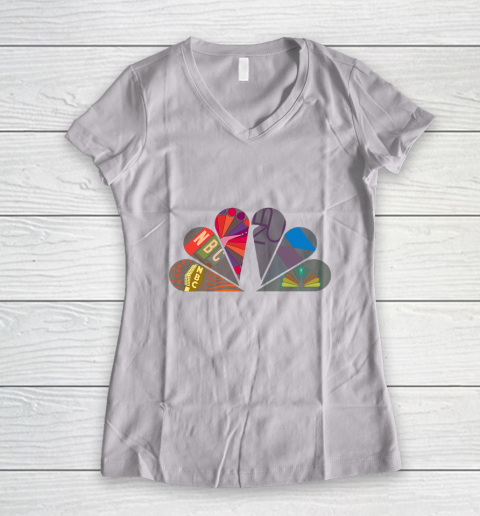 NBC Logo Mash Up Women's V-Neck T-Shirt