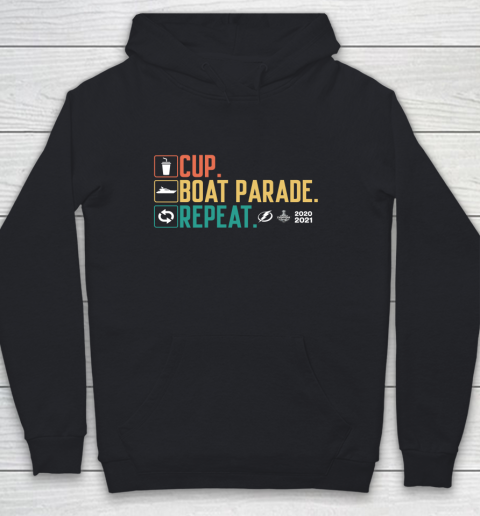 Cup boat parade repeat Tampa bay Lightnings Youth Hoodie