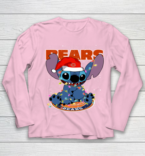 Chicago Bears NFL Football noel stitch Christmas Youth Long Sleeve 6