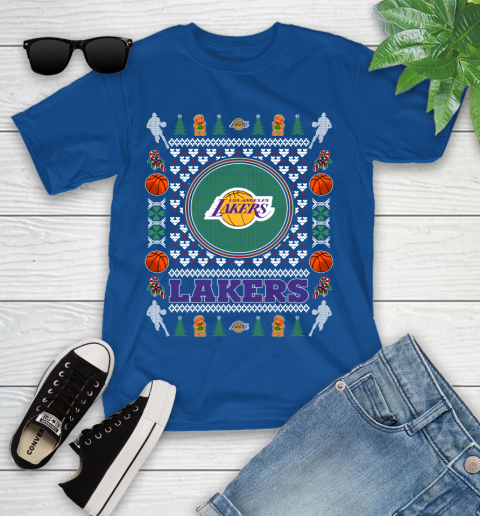 Los Angeles Lakers Merry Christmas NBA Basketball Loyal Fan Ugly Shirt 111