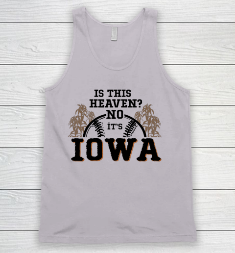 Is This Heaven No It's Iowa Baseball Tank Top 2