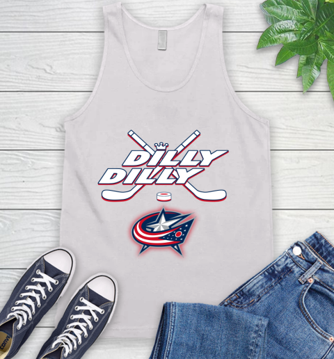 NHL Columbus Blue Jackets Dilly Dilly Hockey Sports Tank Top