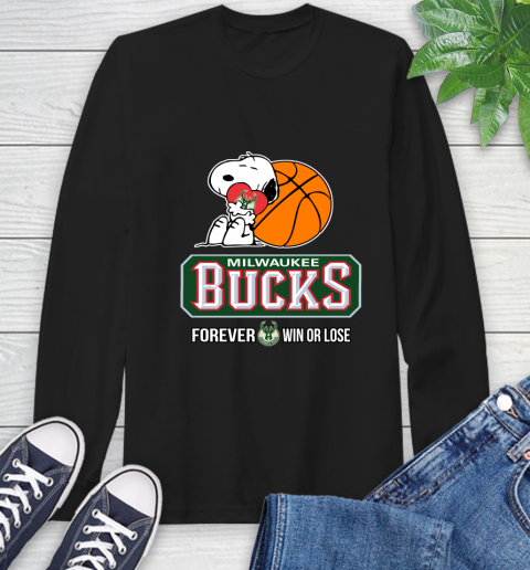 NBA The Peanuts Movie Snoopy Forever Win Or Lose Basketball Milwaukee Bucks 59