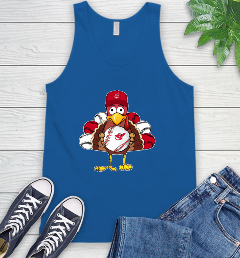 Cleveland Indians Turkey thanksgiving Tank Top 5