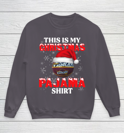 Cleveland Cavaliers This Is My Christmas Pajama Shirt NBA Youth Sweatshirt 5
