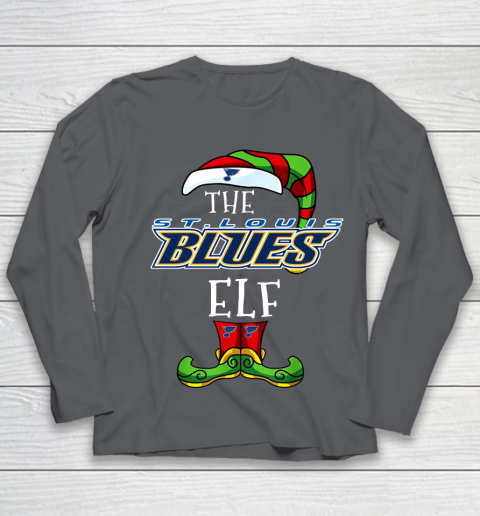 St.Louis Blues Christmas ELF Funny NHL Youth Long Sleeve 6