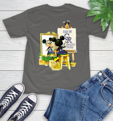 MLB Baseball Colorado Rockies Mickey Drawing Shirt 11