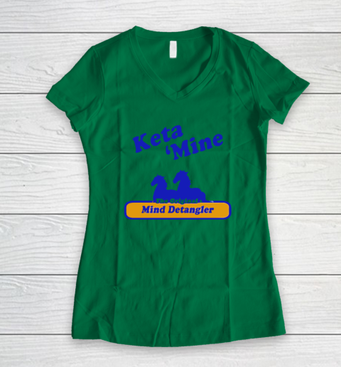 Ketamine The Mind Detangler Women's V-Neck T-Shirt 3